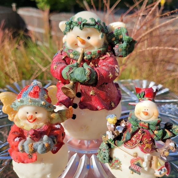 Snowman Family (5) ~ Adorable! ~ Christmas ~ Winter ~ Cute Carrot Noses! - Picture 4 of 16